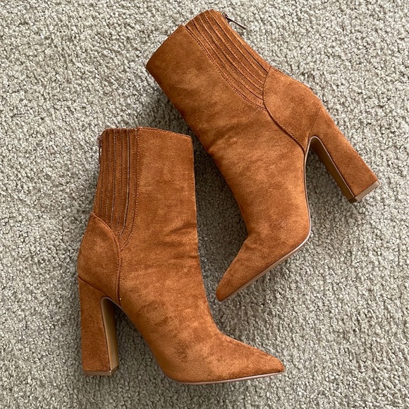 Forever 21 Shoes - Cognac boots